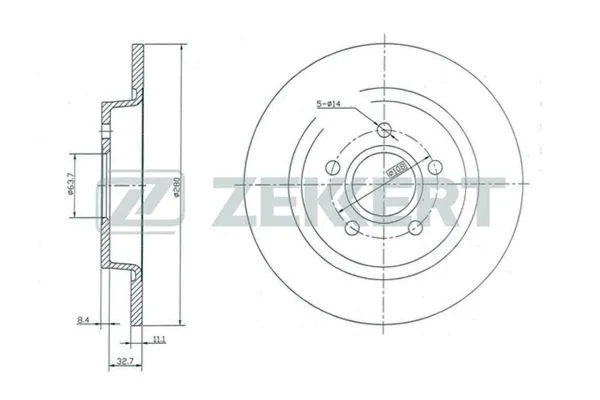 Brake Disc (BS-5265)