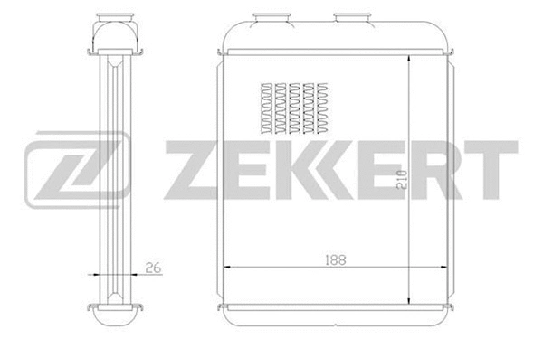 Heat Exchanger, interior heating (MK-5081)