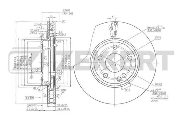 Brake Disc (BS-5886)