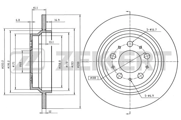 Brake Disc (BS-5298B)