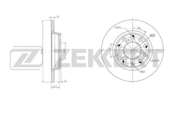 Brake Disc (BS-5932)