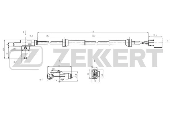 Sensor, wheel speed (SE-6204)