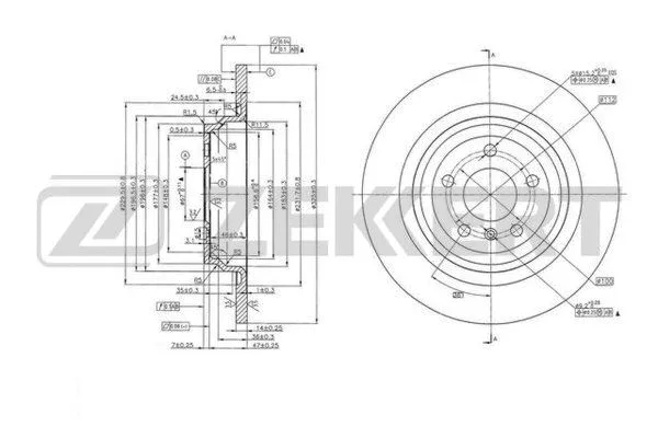Brake Disc (BS-6118)