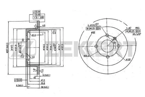 Brake Disc (BS-6051)