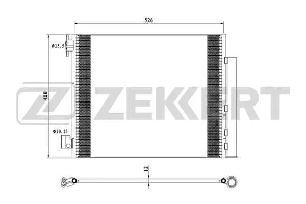 Condenser, air conditioning (MK-3165)