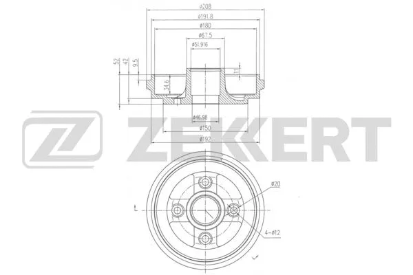 Brake Drum (BS-6326)