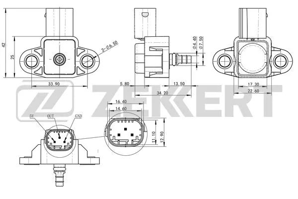 Sensor, intake manifold pressure (SE-1050)