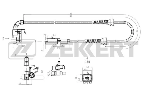 Sensor, wheel speed (SE-6219)