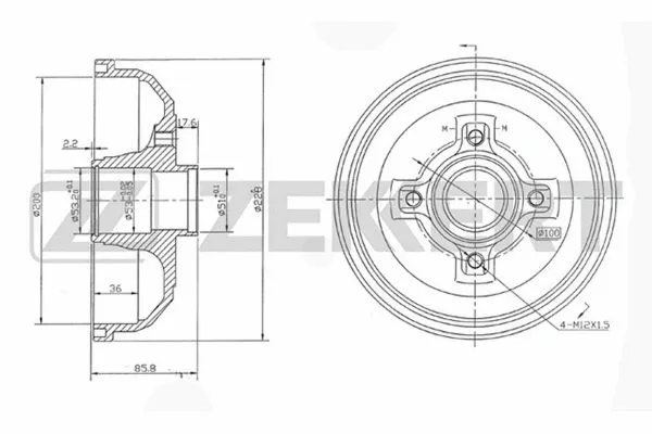 Brake Drum (BS-5208)