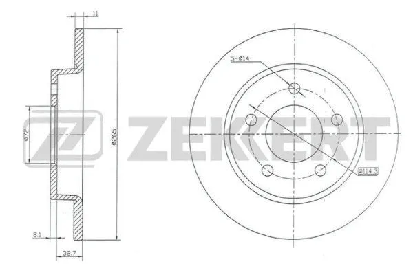 Brake Disc (BS-5267)