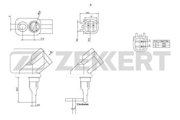 Sensor, wheel speed (SE-6058)