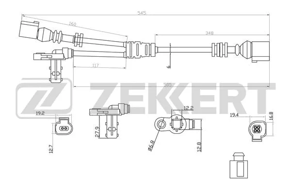 Sensor, wheel speed (SE-6063)