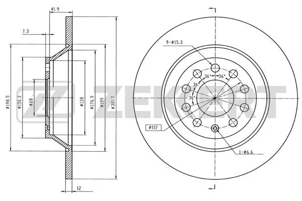 Brake Disc (BS-5864B)