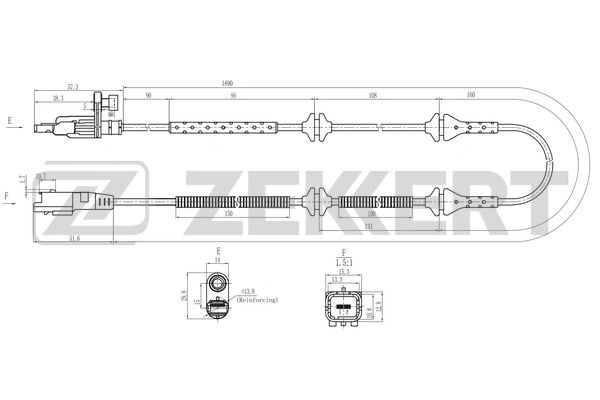 Sensor, wheel speed (SE-6218)