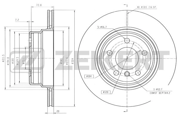 Brake Disc (BS-6591)