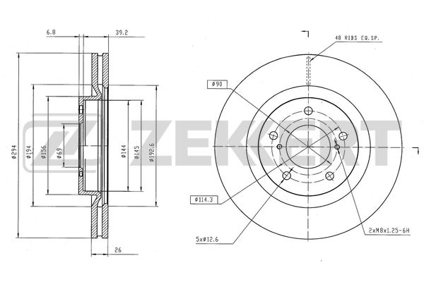 Brake Disc (BS-6584)