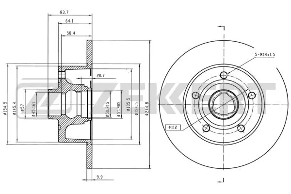 Brake Disc (BS-5194BZ)
