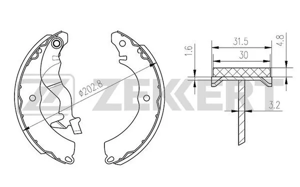 Brake Shoe Set