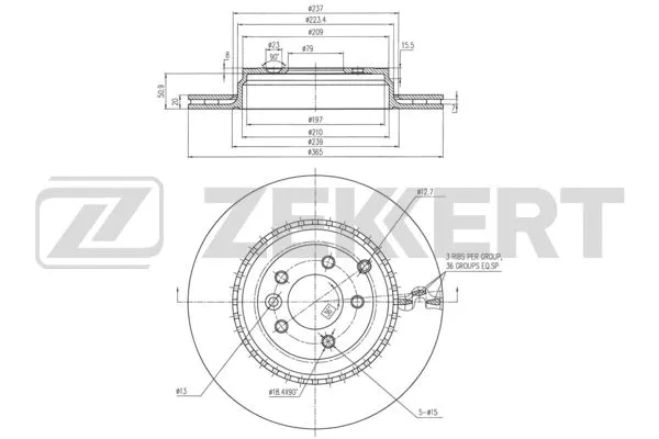 Brake Disc (BS-6357)