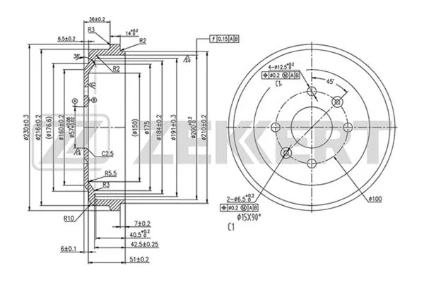 Brake Drum (BS-5527)