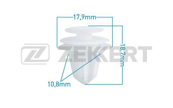 Clip, trim/protection strip (BE-2012)