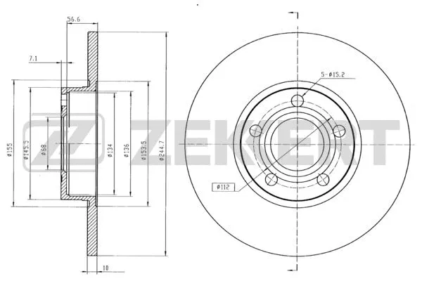 Brake Disc (BS-5080B)