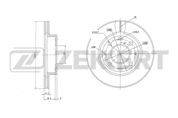 Brake Disc (BS-6062)