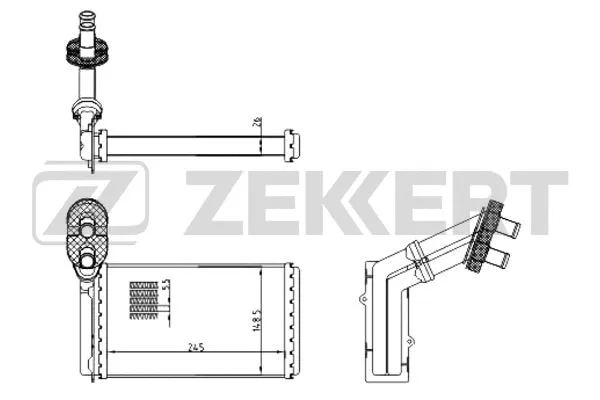 Heat Exchanger, interior heating (MK-5032)