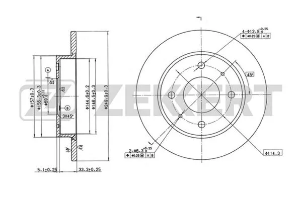 Brake Disc (BS-5790)