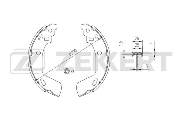 Brake Shoe Set