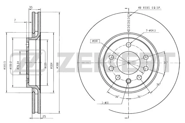 Brake Disc (BS-5294B)