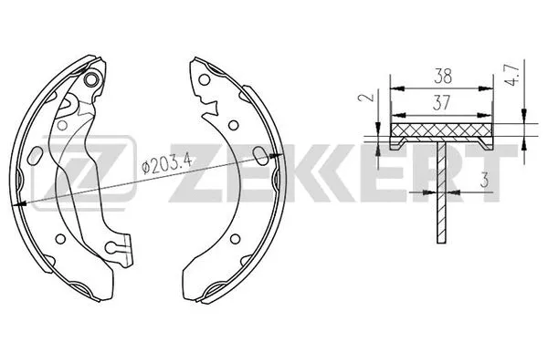 Brake Shoe Set