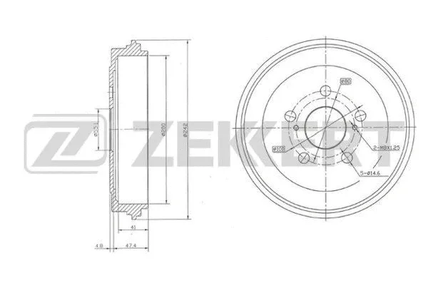 Brake Drum (BS-6132)
