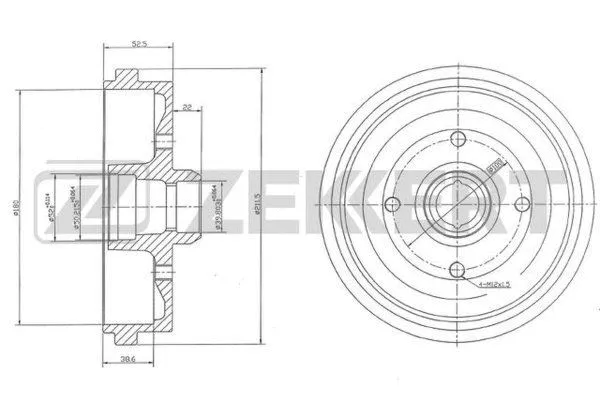 Brake Drum (BS-5416)