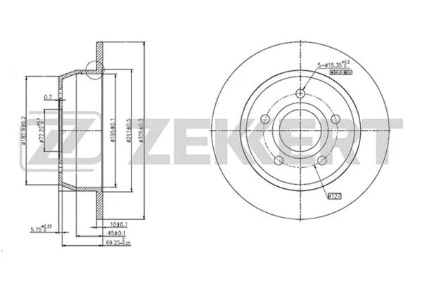 Brake Disc (BS-5193)