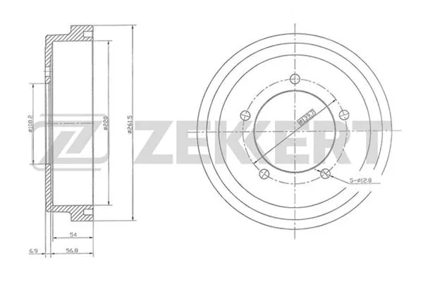 Brake Drum (BS-5453)