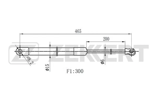 Gas Spring, boot/cargo area (GF-2303)