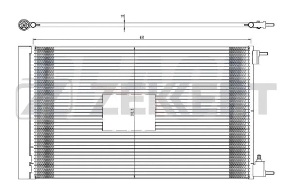 Condenser, air conditioning (MK-3168)