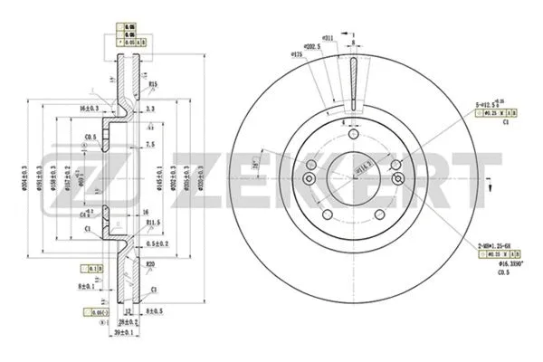 Brake Disc (BS-5834)