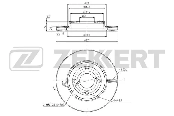 Brake Disc (BS-6444)