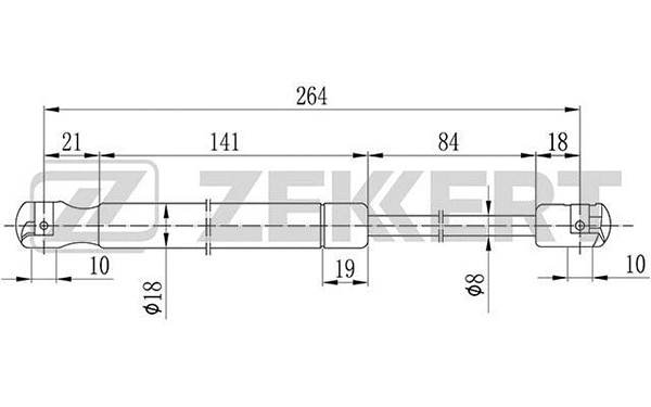 Gas Spring, boot/cargo area (GF-2042)