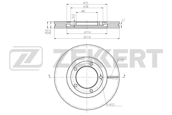 Brake Disc (BS-6013)