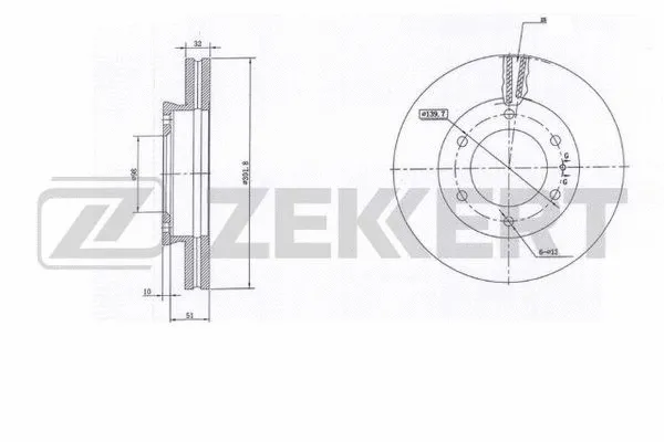 Brake Disc (BS-6081)