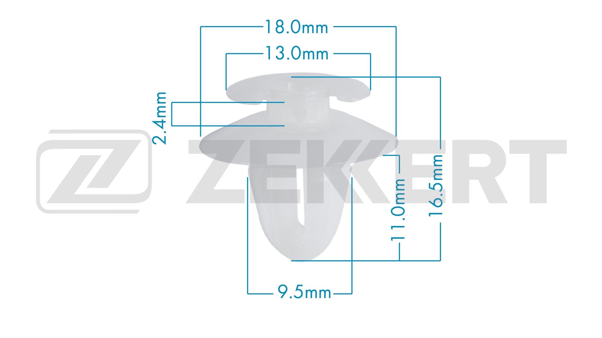 Clip, trim/protection strip (BE-3808)