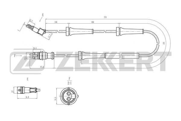 Sensor, wheel speed (SE-6222)
