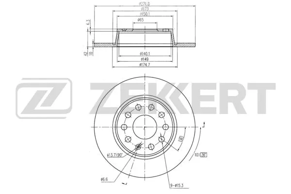 Brake Disc (BS-5116B)