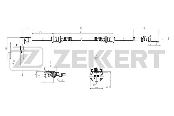 Sensor, wheel speed (SE-6225)