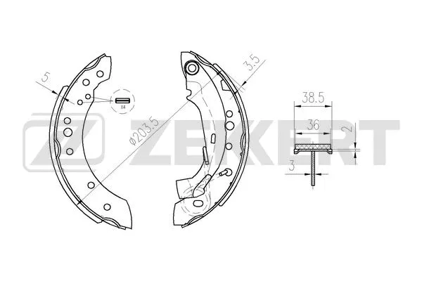 Brake Shoe Set