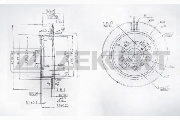 Brake Disc (BS-6085)