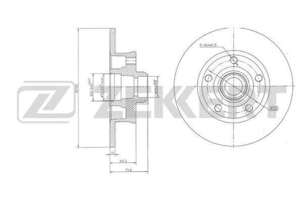 Brake Disc (BS-6116)